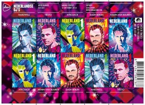 El servicio postal de Holanda lanzará estampillas de algunos DJs. image-11278