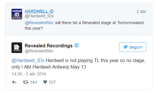 tweet hardwell