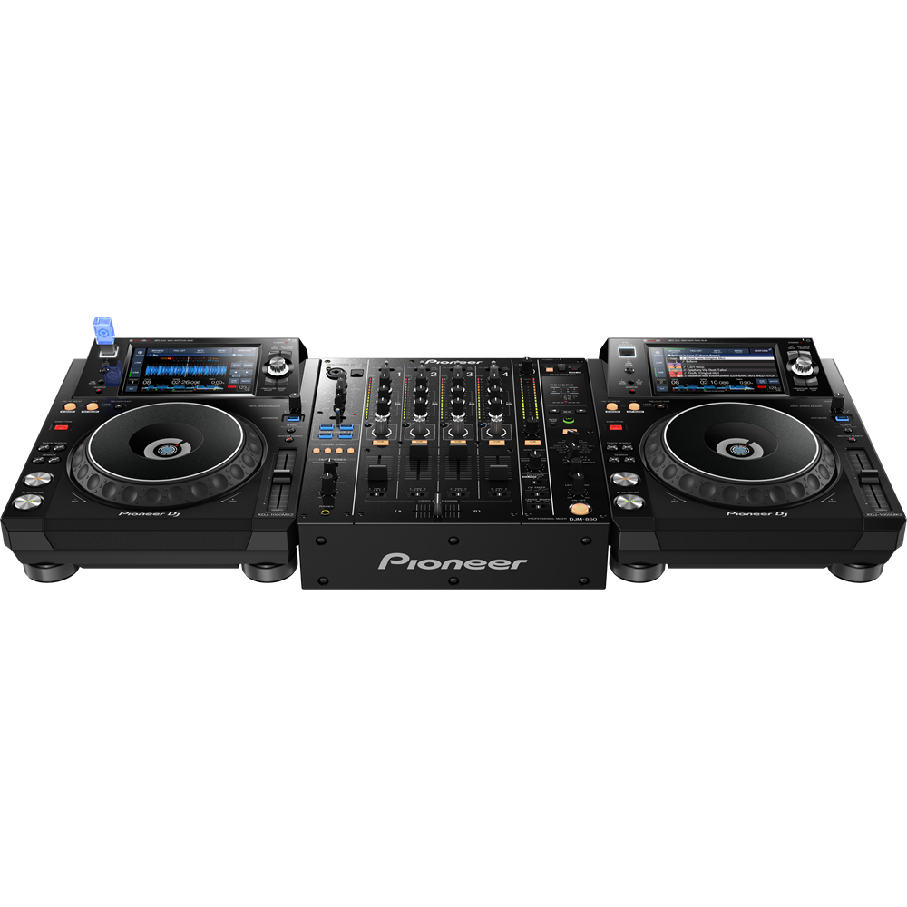 xdj-1000mk2-djm-850-usb-front